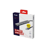 Produktbild för Trust Halyx - hubb - USB-C - 4 portar