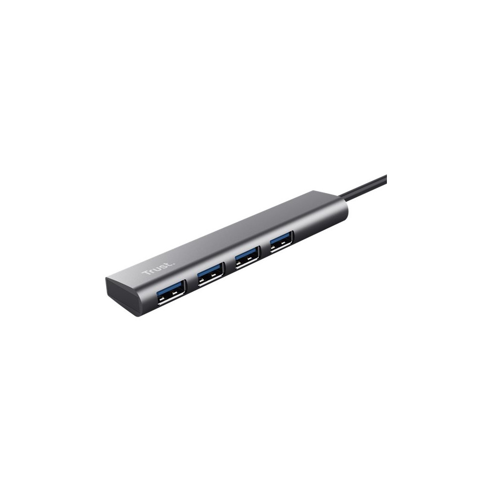 Produktbild för Trust Halyx - hubb - USB-C - 4 portar