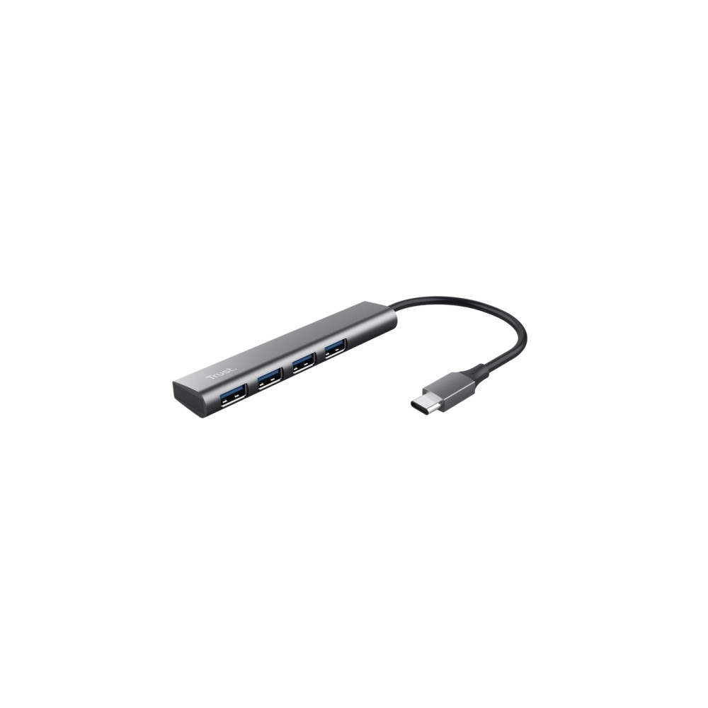Produktbild för Trust Halyx - hubb - USB-C - 4 portar