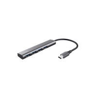 Produktbild för Trust Halyx - hubb - USB-C - 4 portar