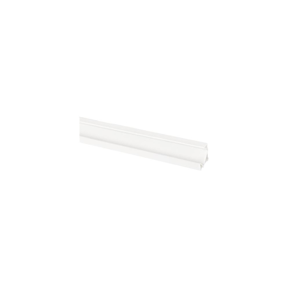 Produktbild för Aluminiumprofil Art Corner 2 m, vitlackerad, låg hörnprofil...
