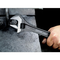 Produktbild för Bahco Skiftnyckel, svartoxiderad, 110 mm, Ställbar skiftnyck...