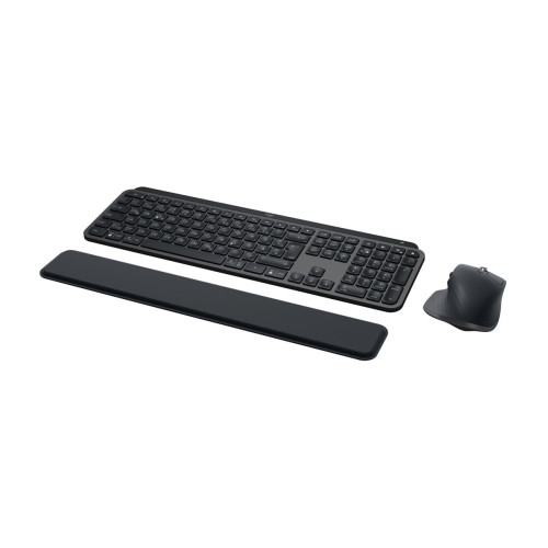 Logitech Logitech MX Keys Combo for Business - sats med tangentbord och mus - QWERTZ - tysk - grafit Inmatningsenhet