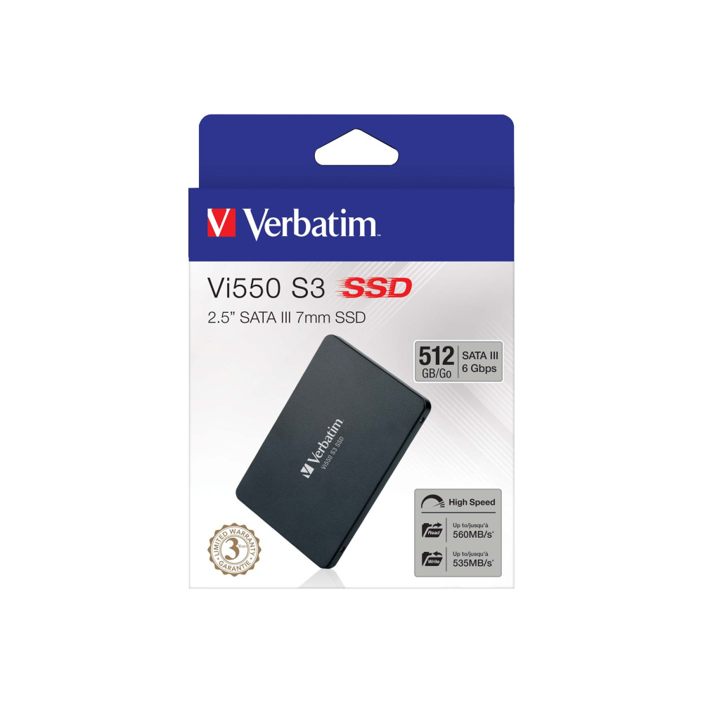 Produktbild för Verbatim Vi550 - SSD - 512 GB - SATA 6Gb/s