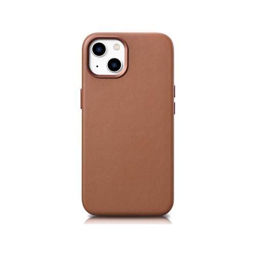 iCarer iCarer case i läder för iPhone 14 Plus (kompatibel med MagSa...