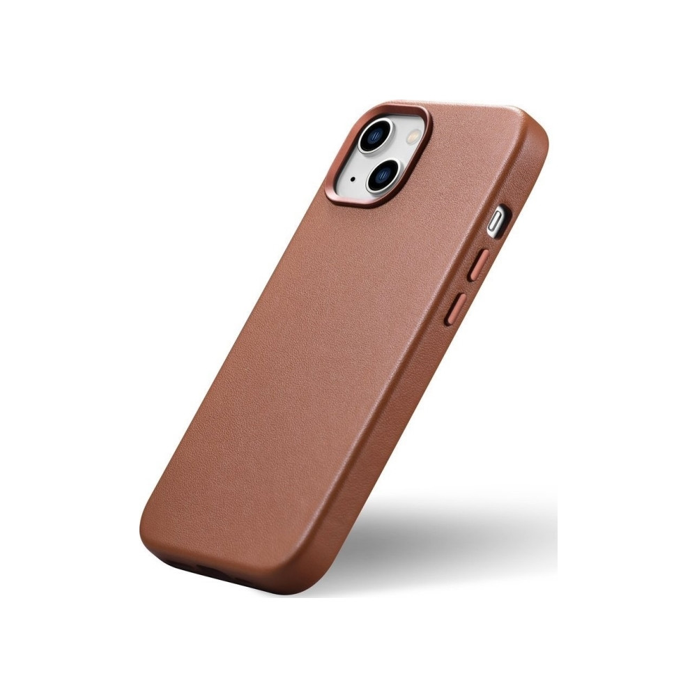 Produktbild för iCarer case i läder för iPhone 14 Plus (kompatibel med MagSa...