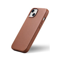 Produktbild för iCarer case i läder för iPhone 14 Plus (kompatibel med MagSa...