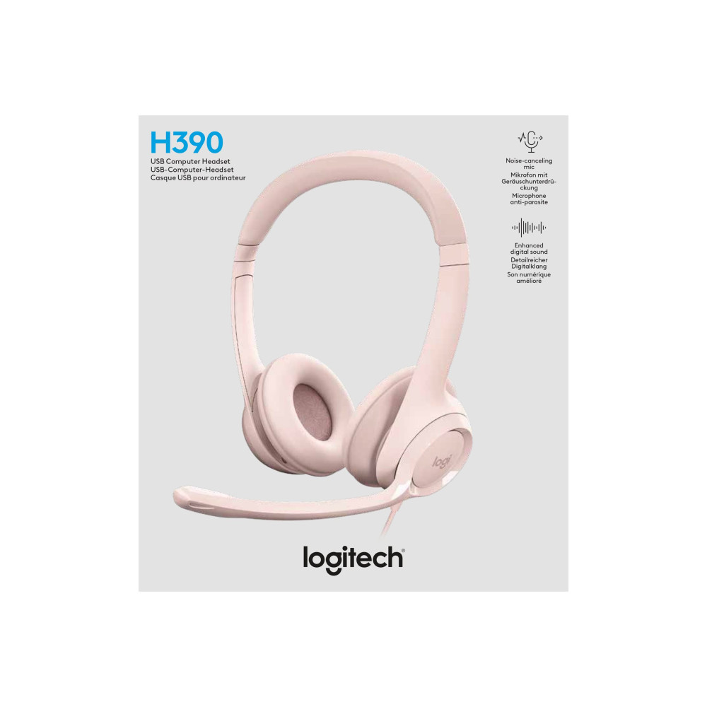 Produktbild för Logitech H390 - headset - USB-A