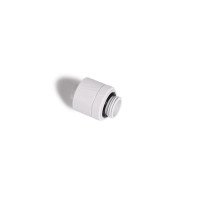 Produktbild för Alphacool 17624, Slangkoppling, mässing, Vit, 1/4", 27 mm, 2...