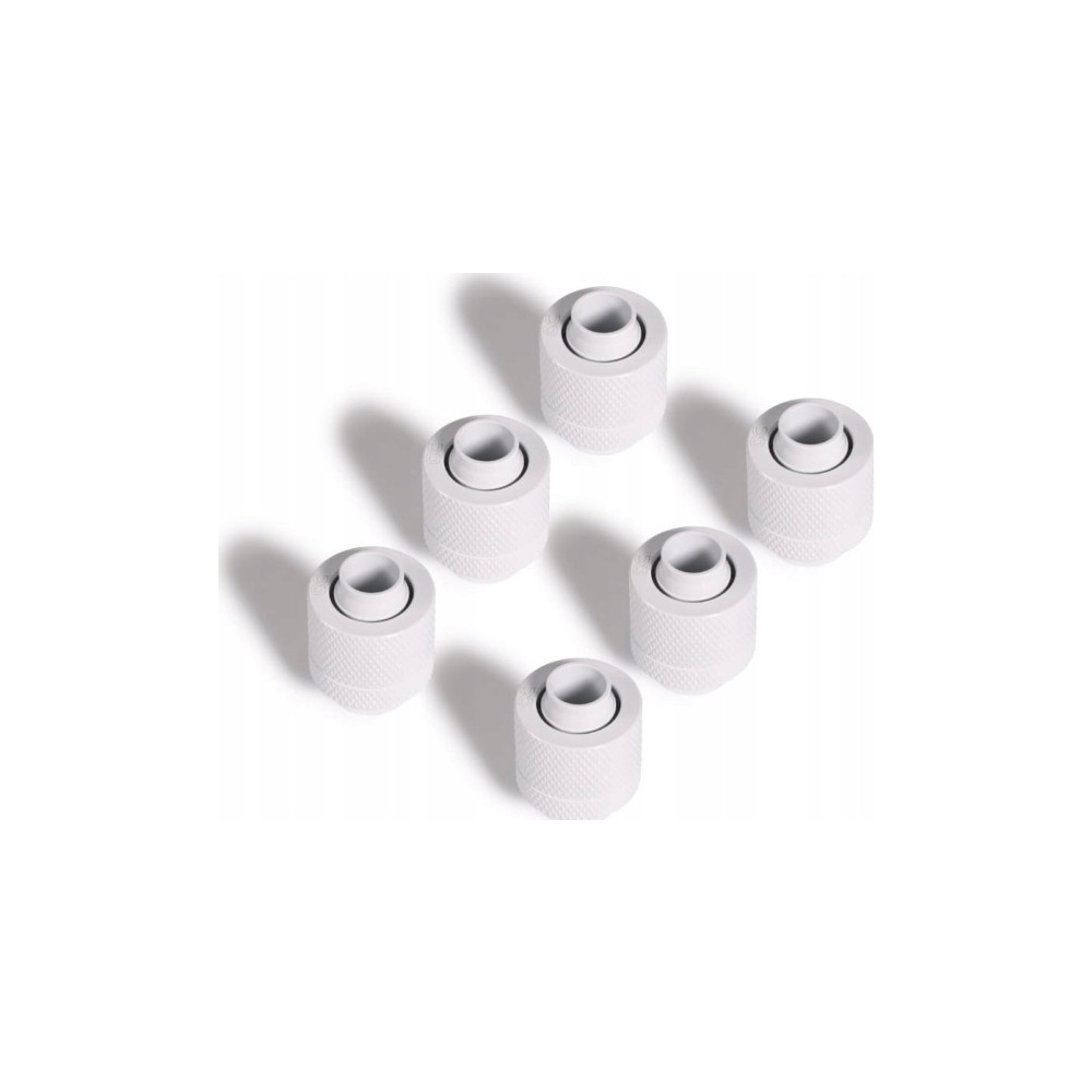 Produktbild för Alphacool 17624, Slangkoppling, mässing, Vit, 1/4", 27 mm, 2...