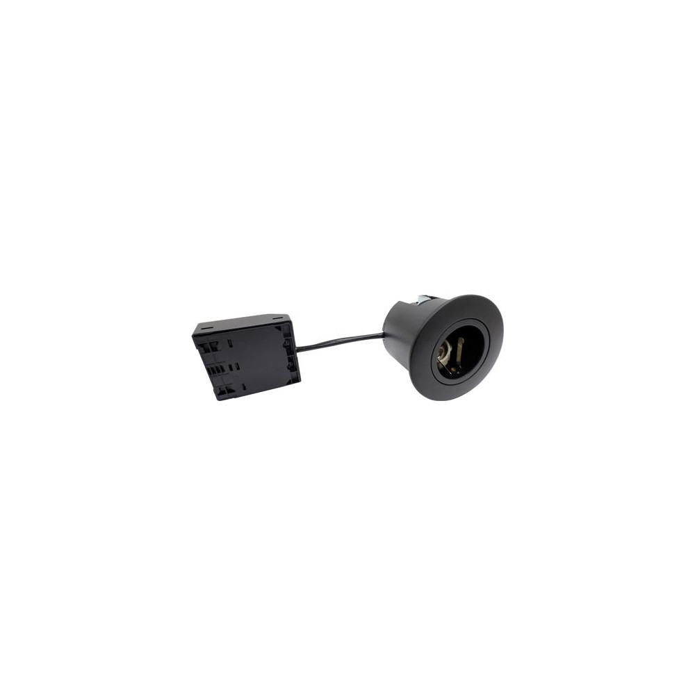 Produktbild för NORDTRONIC Quick Install G2 GU10 rund matt svart (inomhus/ut...