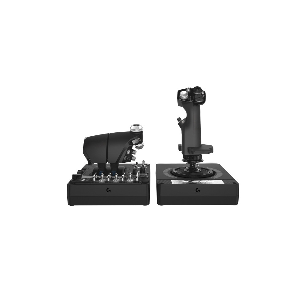Produktbild för Logitech X56 H.O.T.A.S. - joystick och spjäll - kabelansluten