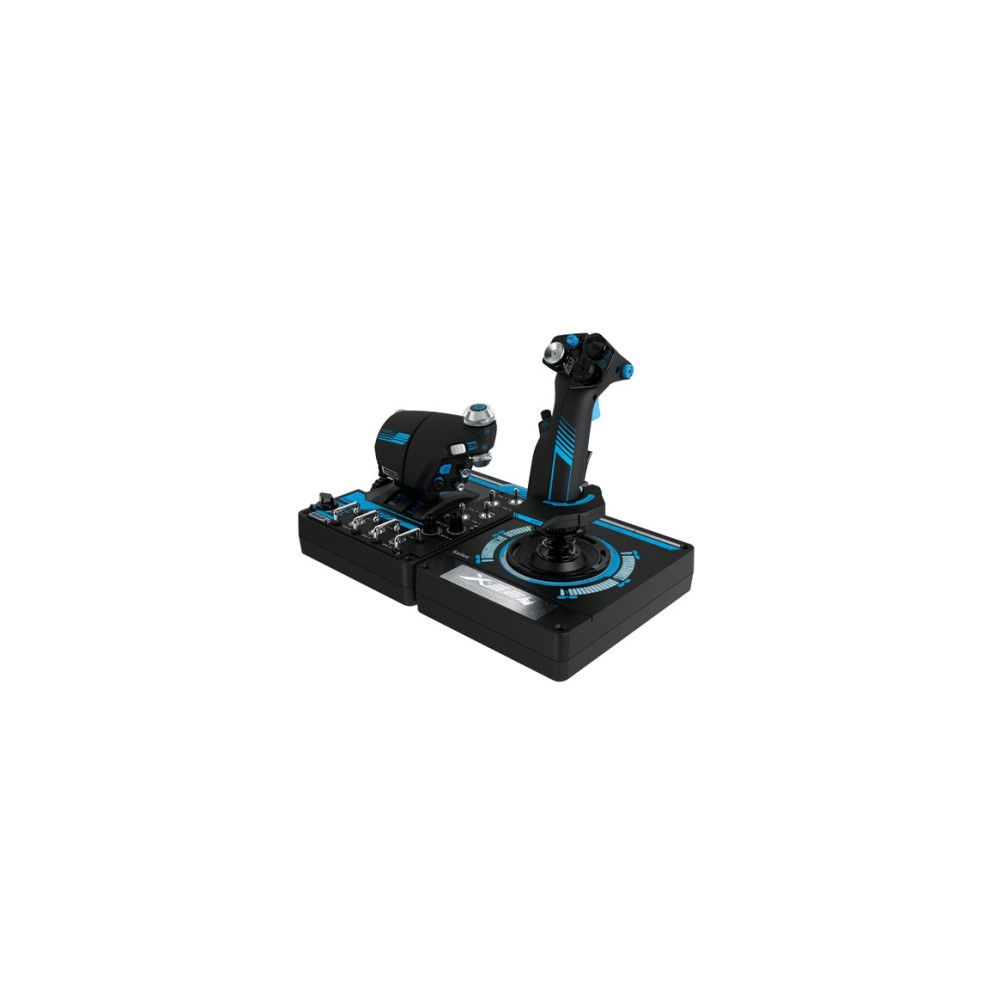 Produktbild för Logitech X56 H.O.T.A.S. - joystick och spjäll - kabelansluten