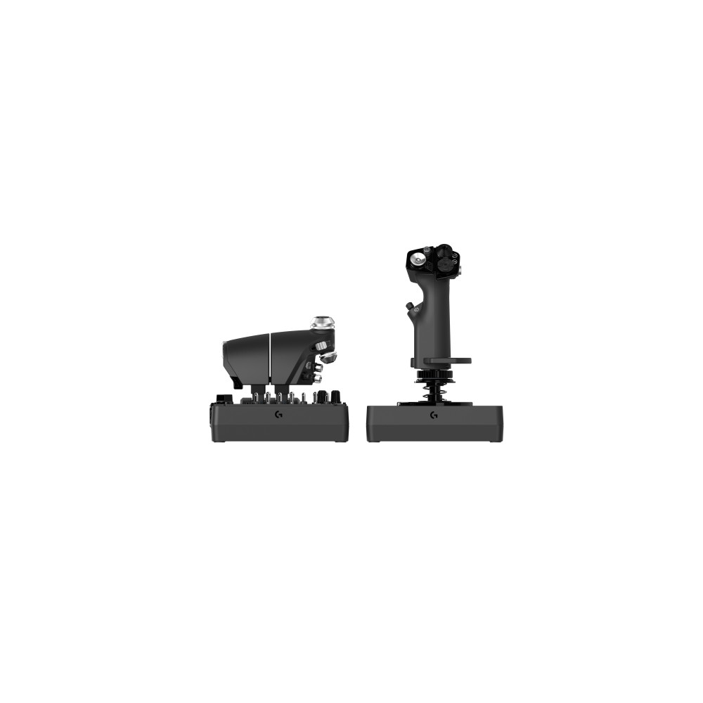 Produktbild för Logitech X56 H.O.T.A.S. - joystick och spjäll - kabelansluten