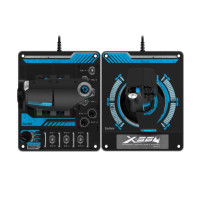 Produktbild för Logitech X56 H.O.T.A.S. - joystick och spjäll - kabelansluten