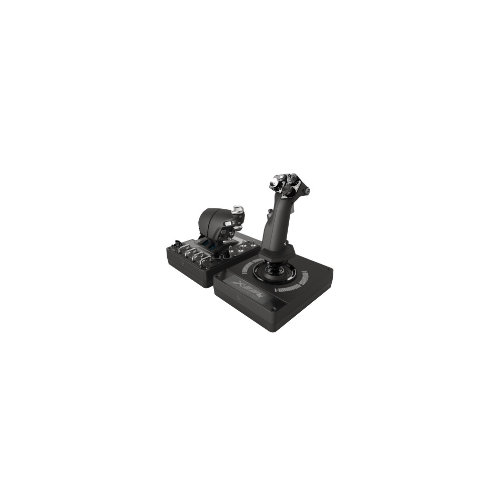 Produktbild för Logitech X56 H.O.T.A.S. - joystick och spjäll - kabelansluten