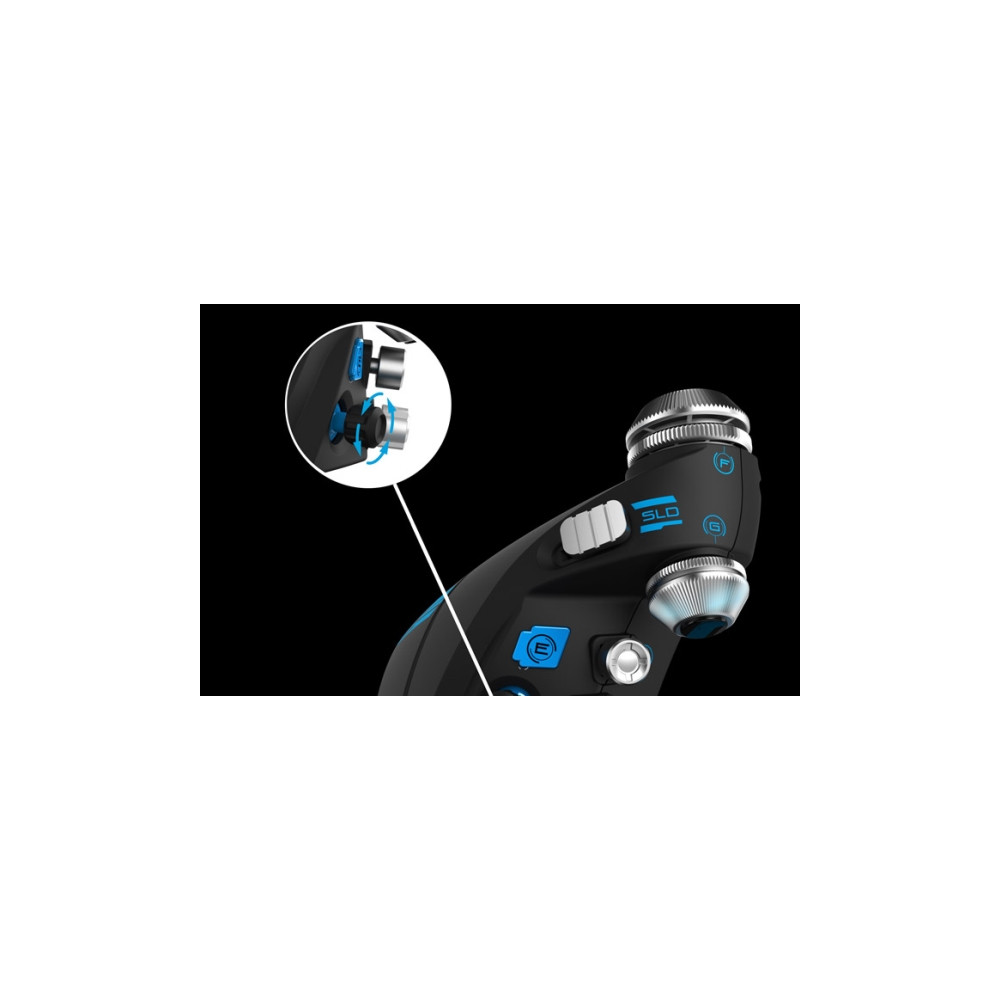 Produktbild för Logitech X56 H.O.T.A.S. - joystick och spjäll - kabelansluten