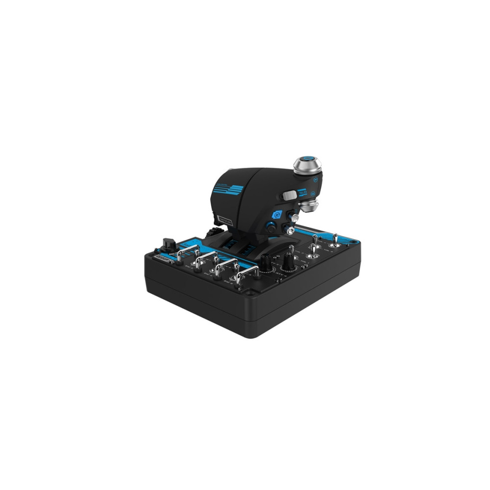 Produktbild för Logitech X56 H.O.T.A.S. - joystick och spjäll - kabelansluten