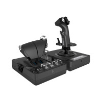 Produktbild för Logitech X56 H.O.T.A.S. - joystick och spjäll - kabelansluten