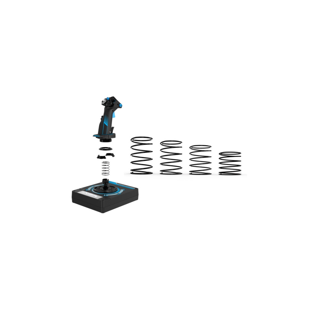 Produktbild för Logitech X56 H.O.T.A.S. - joystick och spjäll - kabelansluten