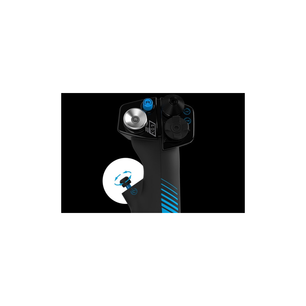 Produktbild för Logitech X56 H.O.T.A.S. - joystick och spjäll - kabelansluten