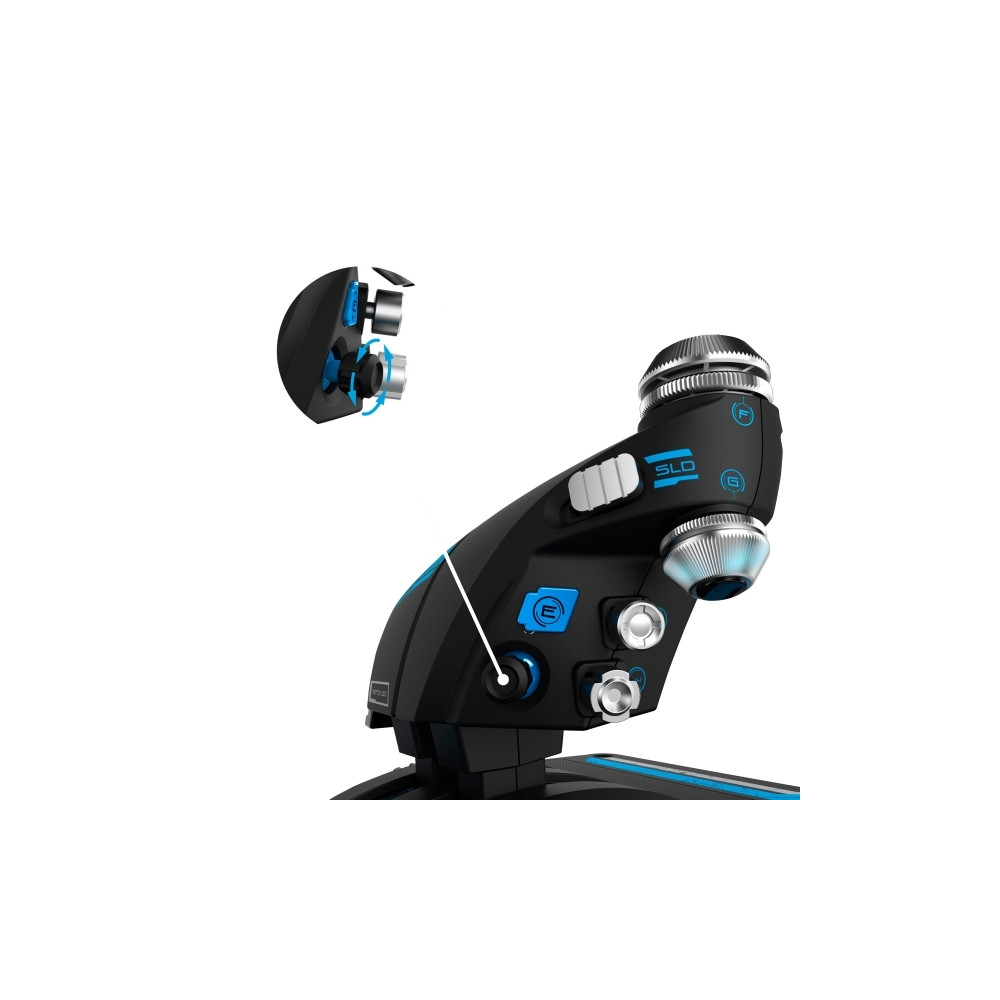 Produktbild för Logitech X56 H.O.T.A.S. - joystick och spjäll - kabelansluten