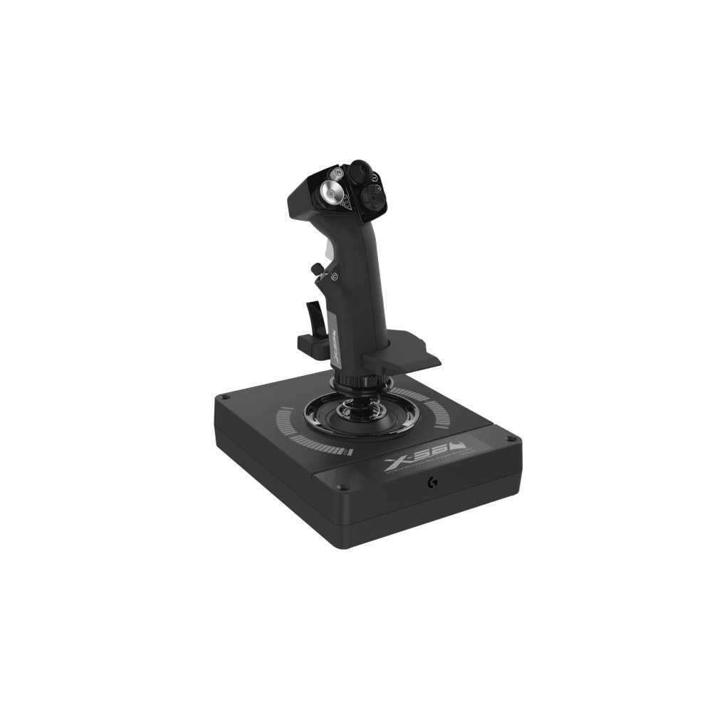 Produktbild för Logitech X56 H.O.T.A.S. - joystick och spjäll - kabelansluten