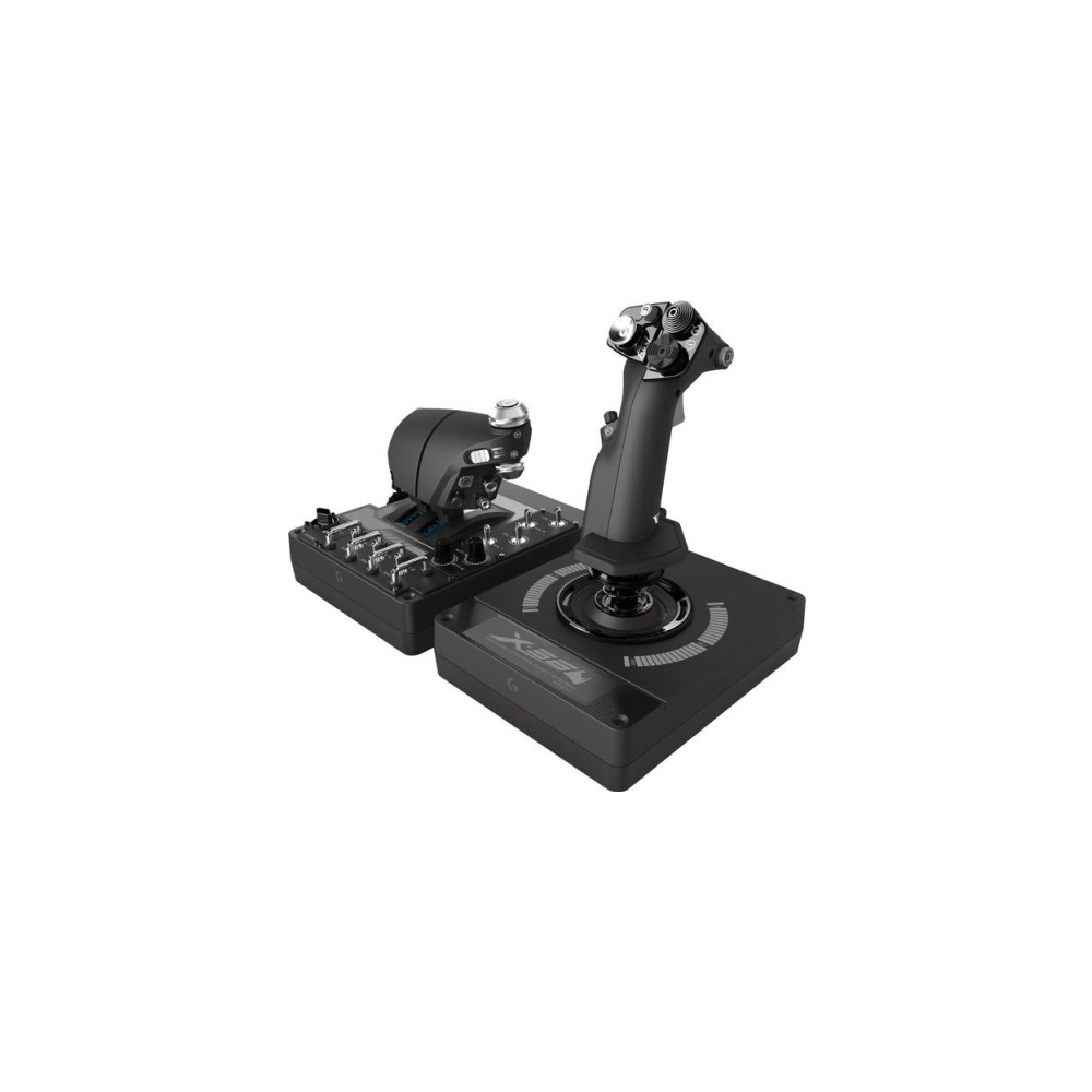Produktbild för Logitech X56 H.O.T.A.S. - joystick och spjäll - kabelansluten