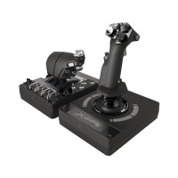 Produktbild för Logitech X56 H.O.T.A.S. - joystick och spjäll - kabelansluten