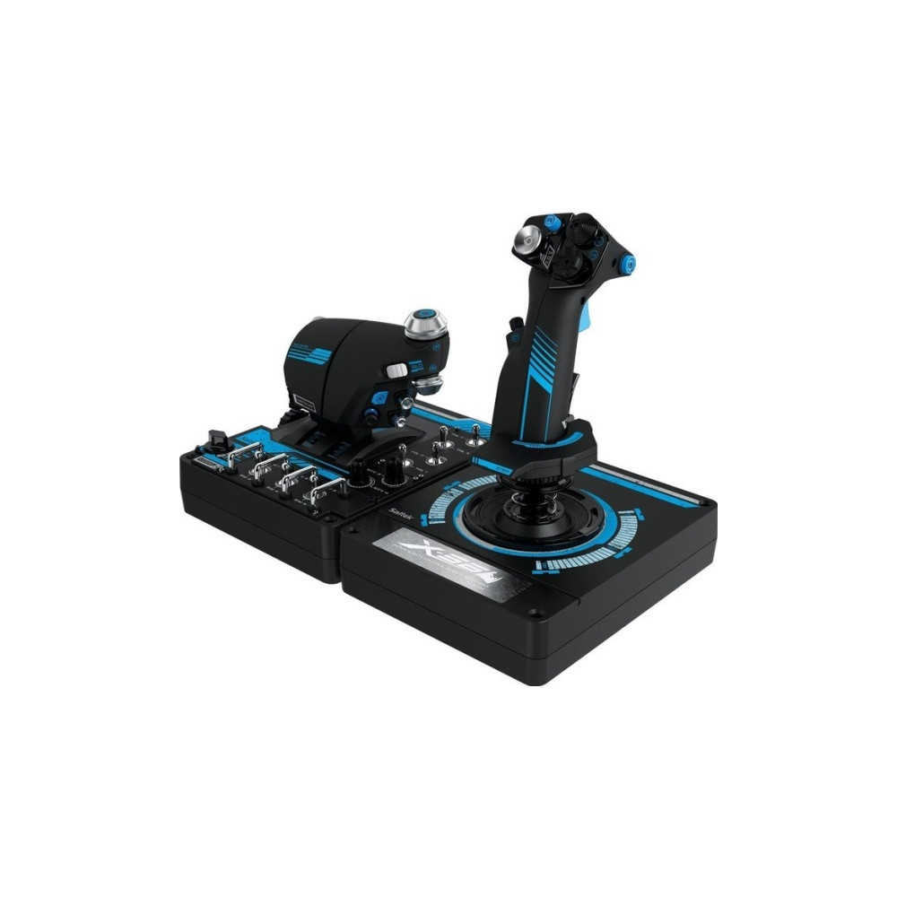 Produktbild för Logitech X56 H.O.T.A.S. - joystick och spjäll - kabelansluten