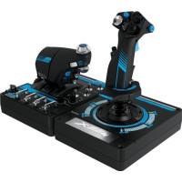 Produktbild för Logitech X56 H.O.T.A.S. - joystick och spjäll - kabelansluten