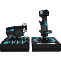 Produktbild för Logitech X56 H.O.T.A.S. - joystick och spjäll - kabelansluten