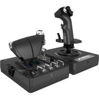 Produktbild för Logitech X56 H.O.T.A.S. - joystick och spjäll - kabelansluten