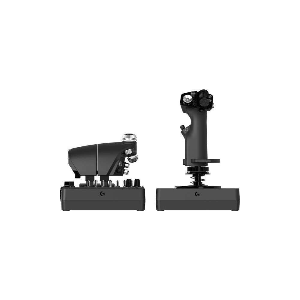 Produktbild för Logitech X56 H.O.T.A.S. - joystick och spjäll - kabelansluten