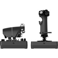 Produktbild för Logitech X56 H.O.T.A.S. - joystick och spjäll - kabelansluten