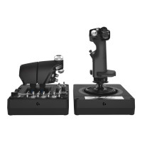 Produktbild för Logitech X56 H.O.T.A.S. - joystick och spjäll - kabelansluten