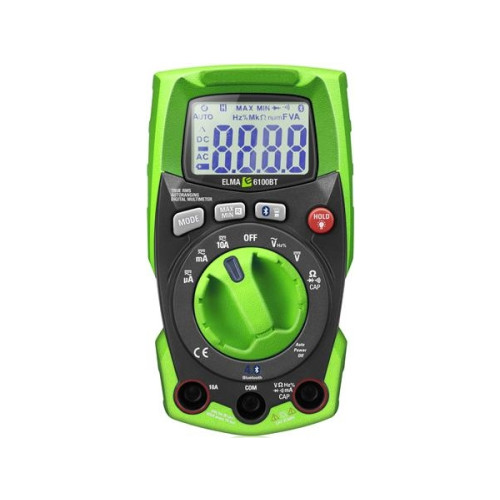 ELMA INSTRUMENTS Elma 6100BT IP65 RMS-multimeter med Bluetooth gratis app och...