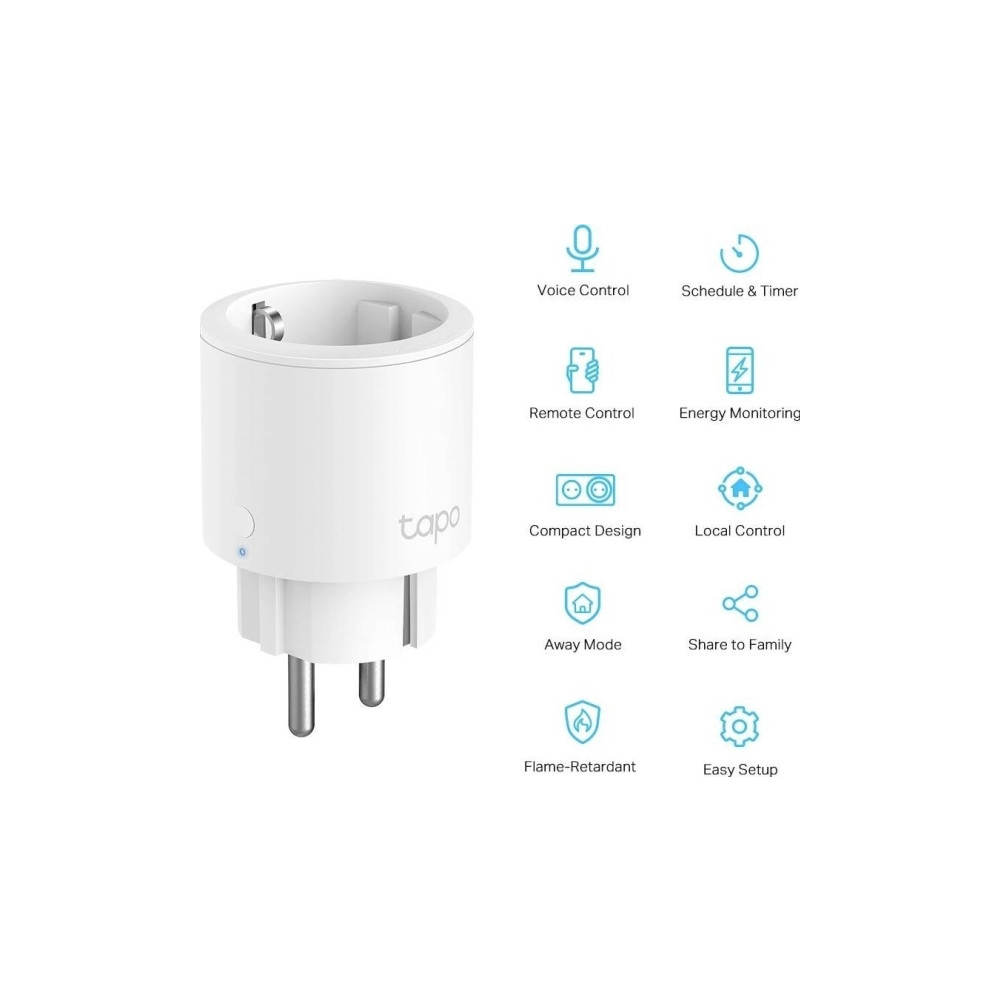 Produktbild för Tapo P115 V1 - smart kontakt - mini - 802.11b/g/n, Wi-Fi