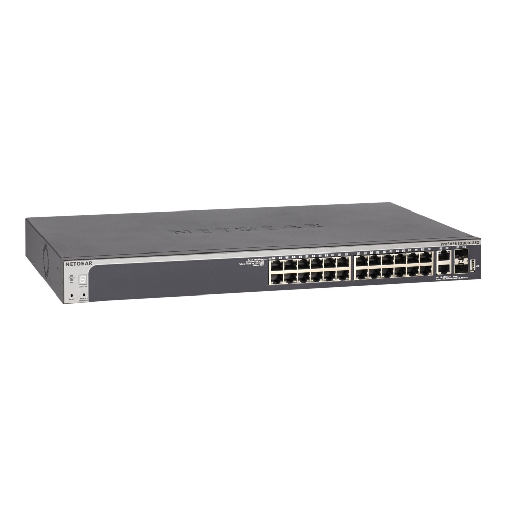 Produktbild för NETGEAR Smart S3300-28X - v3 - switch - 28 portar - smart - rackmonterbar