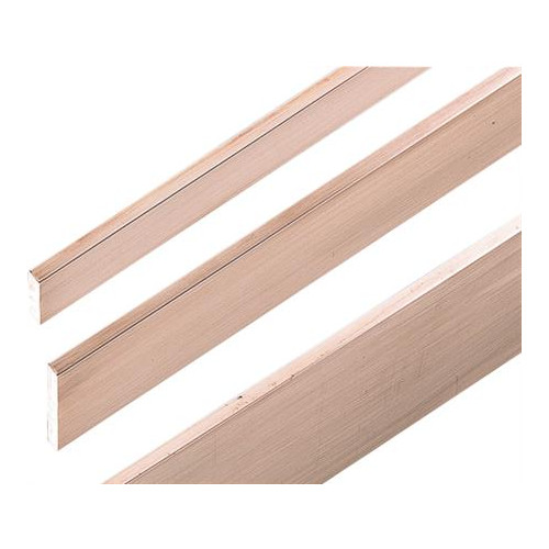 Solar Plus Kopparskena flat 10x40 mm, längd 4000 mm. E-CU koppar CW 004...