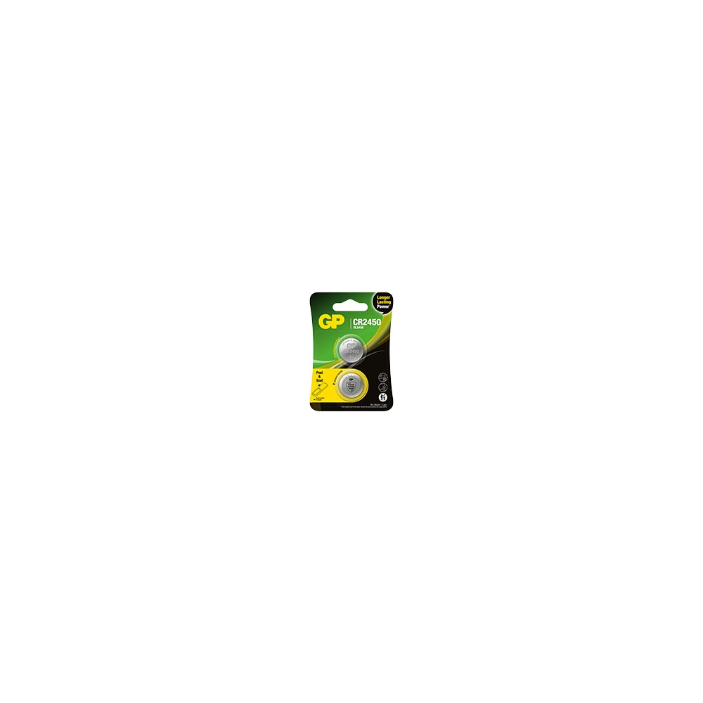 Produktbild för GP batteri - 2 x CR2450 - Li