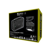 Produktbild för Sandberg Active Survivor 8in1 power bank - + växelströmsadapter + bilströmsadapter x 32700 - 2 x USB, USB-C, DC5521 - 180 watt