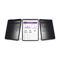 Produktbild för StarTech.com 4-Way Privacy Screen For 12.9-inch iPad Pro - skärmskydd för surfplatta - stående/liggande, pekaktiverat, +/-30° visning, blockerar upp till 51 % blåljus, matt