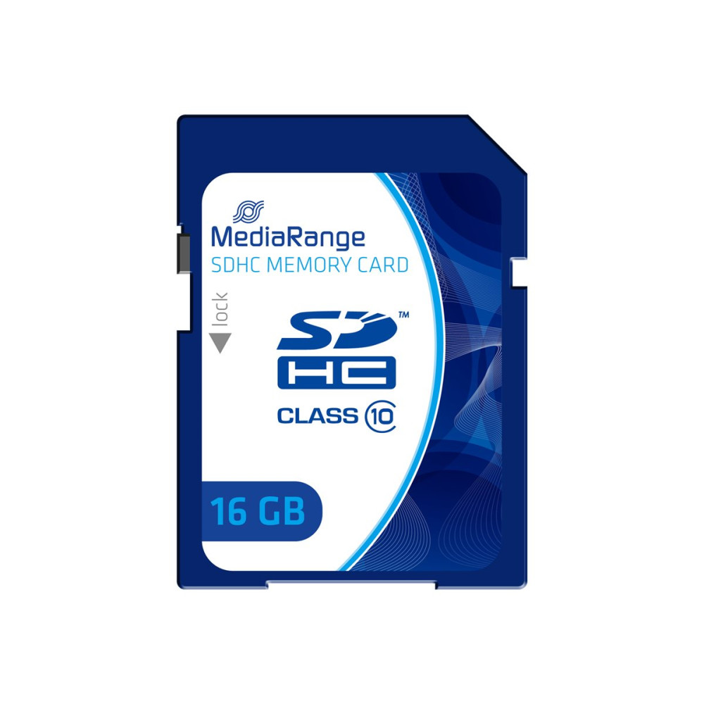 Produktbild för MediaRange - flash-minneskort - 16 GB - SDHC