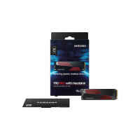 Produktbild för Samsung 990 PRO MZ-V9P4T0CW - SSD - 4 TB - PCIe 4.0 x4 (NVMe)