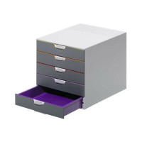 Produktbild för DURABLE VARICOLOR 5 - lådskåp - för Letter, A4, C4, Folio