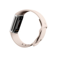 Produktbild för Fitbit Charge 6 - silveraluminium - aktivitetspårare med evighetsband - porslin