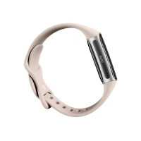 Produktbild för Fitbit Charge 6 - silveraluminium - aktivitetspårare med evighetsband - porslin