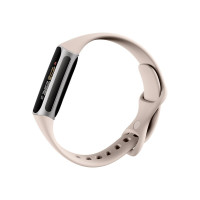 Produktbild för Fitbit Charge 6 - silveraluminium - aktivitetspårare med evighetsband - porslin