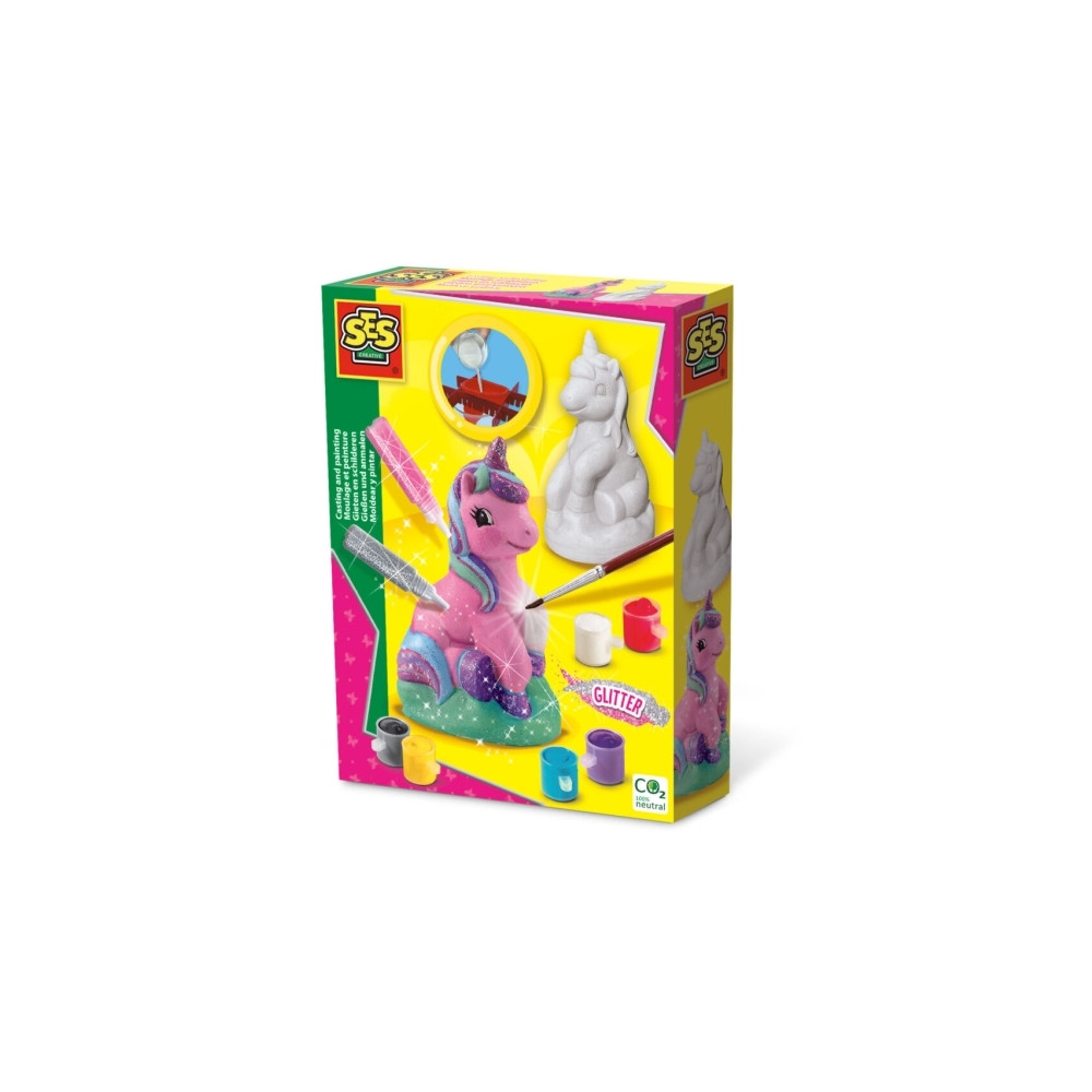 Produktbild för SES Creative 01299, Gipsgjutnings-/målarkit för barn, 5 År,...